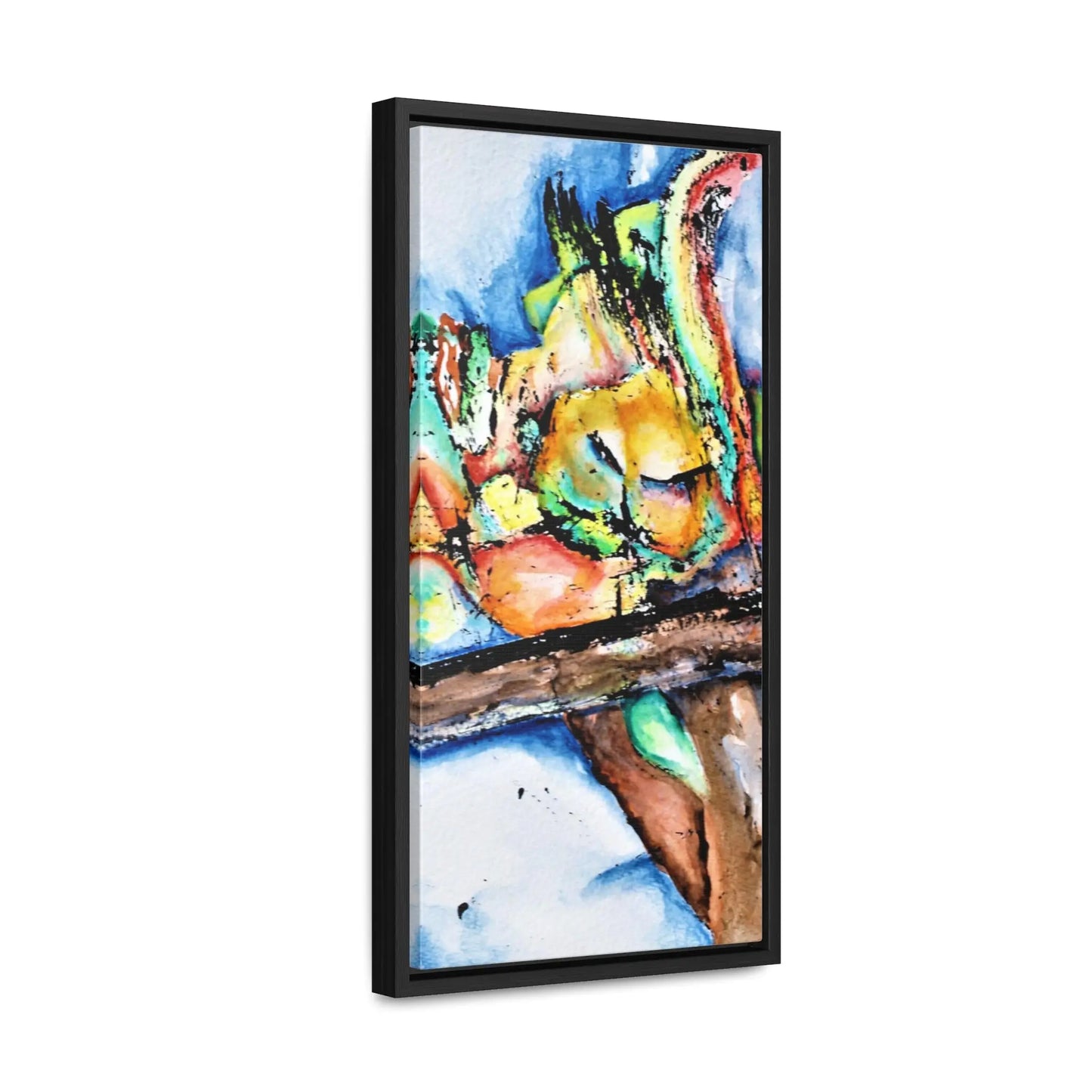 Owl In Flight Gallery Canvas Wraps, Vertical Frame