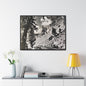 Eagles Nest Rock Yellowstone Gallery Canvas Wraps Horizontal Frame 40″ x 30″ Black 1.25"