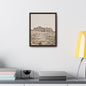 West Gallery Canvas Wraps Vertical Frame 11″ x 14″ Premium Gallery Wraps (1.25″) Walnut