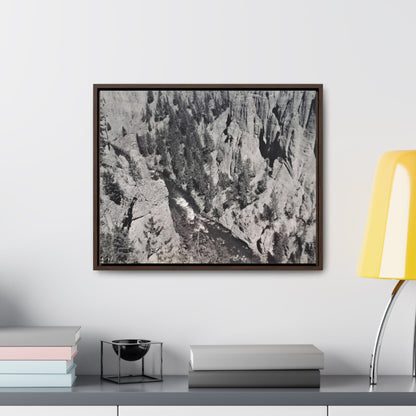 Cleopatras Needle Gallery Canvas Wraps Horizontal Frame 20″ x 16″ Walnut 1.25"