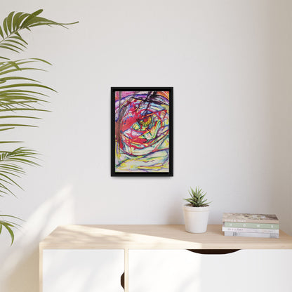 The Eye Framed Art Print - Kia Day Design