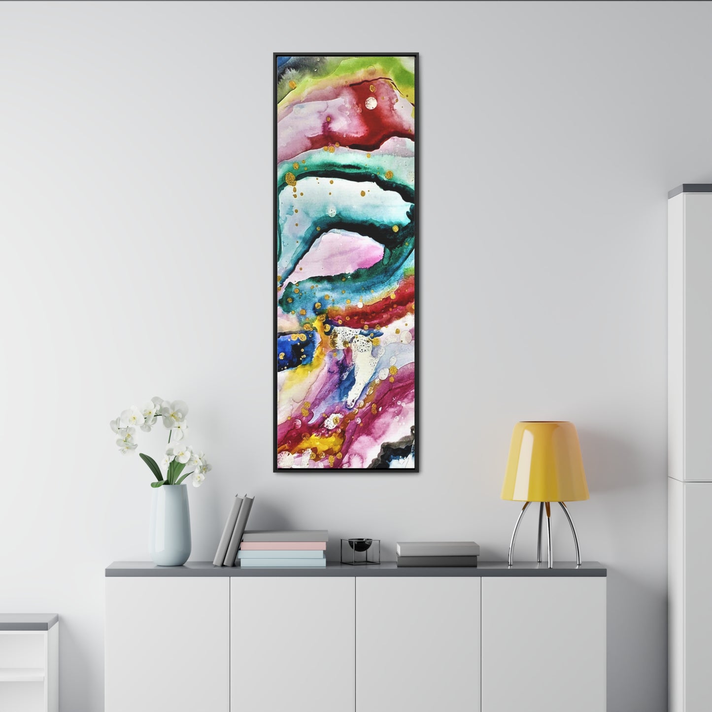 Cosmic Face Gallery Canvas Wraps, Vertical Frame