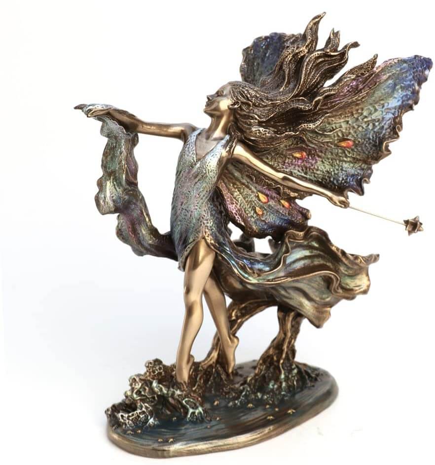 Where Moonbeams Fall (Bronze) Figurine - - Fairy Figurines
