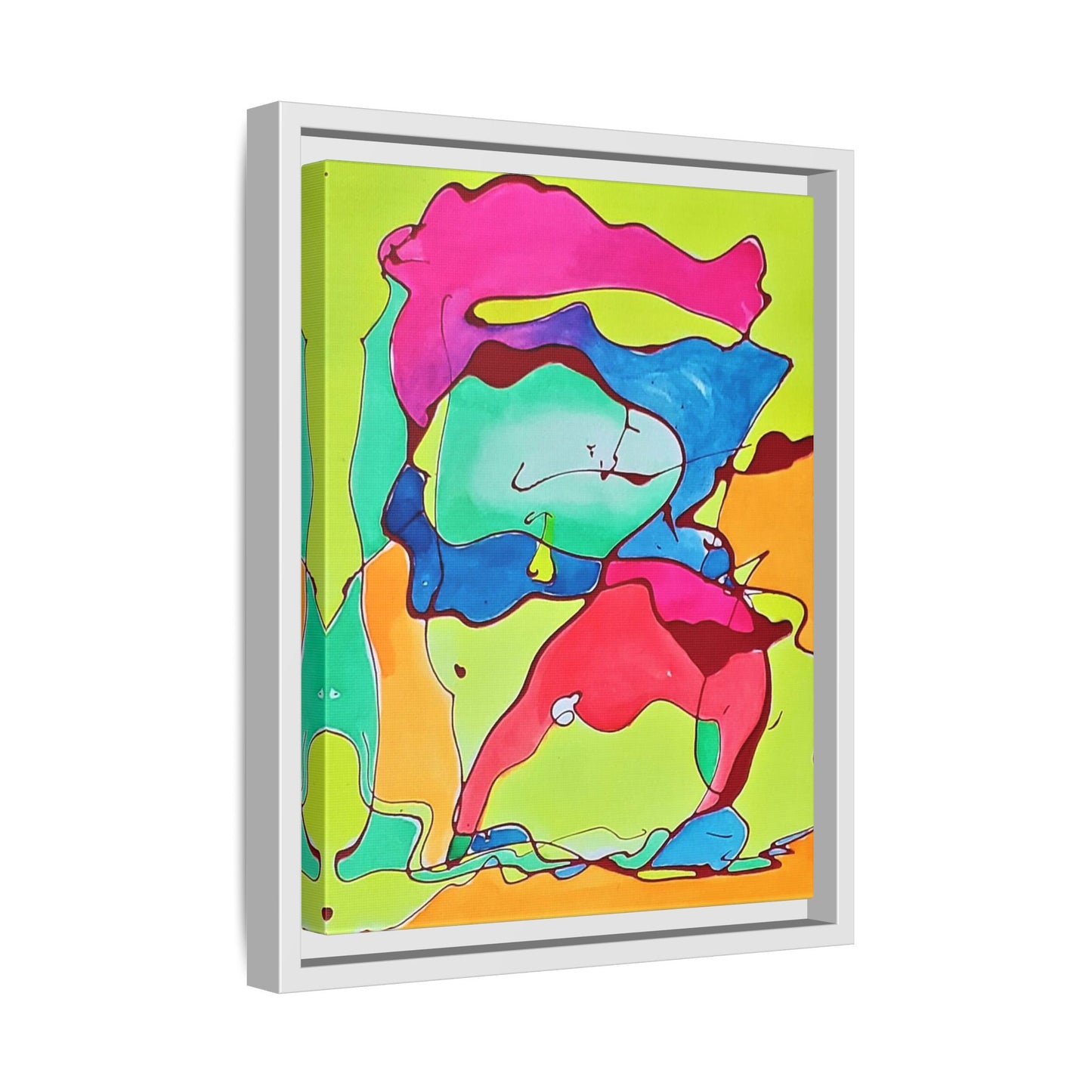 Kool Kid Matte Canvas Framed - Kia Day Design
