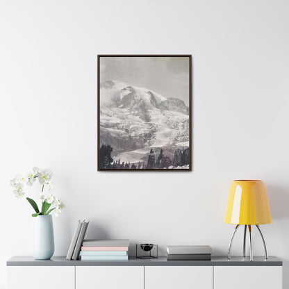 Mount Rainier Gallery Canvas Wraps Vertical Frame 24″ x 30″ Premium Gallery Wraps (1.25″) Walnut