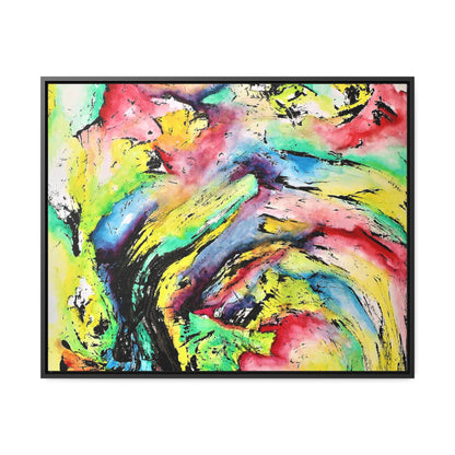 Vortex Gallery Canvas Wraps, Horizontal Frame 30″ x 24″ Black 1.25"