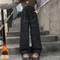 Thick Velvet Teenage Girl Pants Wide Leg Pants 4-14