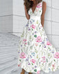 Ladies Floral Summer Long Dress - Kia Day Design