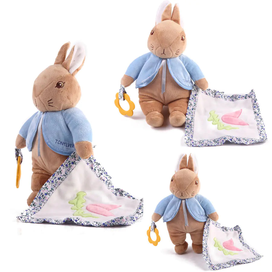 Bunny Comfort Blanket Plush Toy for Sleep Kia Day Design