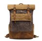 Vintage Canvas Backpack with Classic Design - Kia Day Design