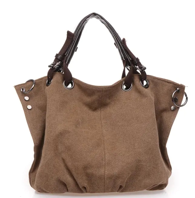 Large Capacity Canvas Bag - Kia Day Design