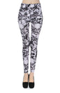 Printed Milk Silk Leggings - Kia Day Design
