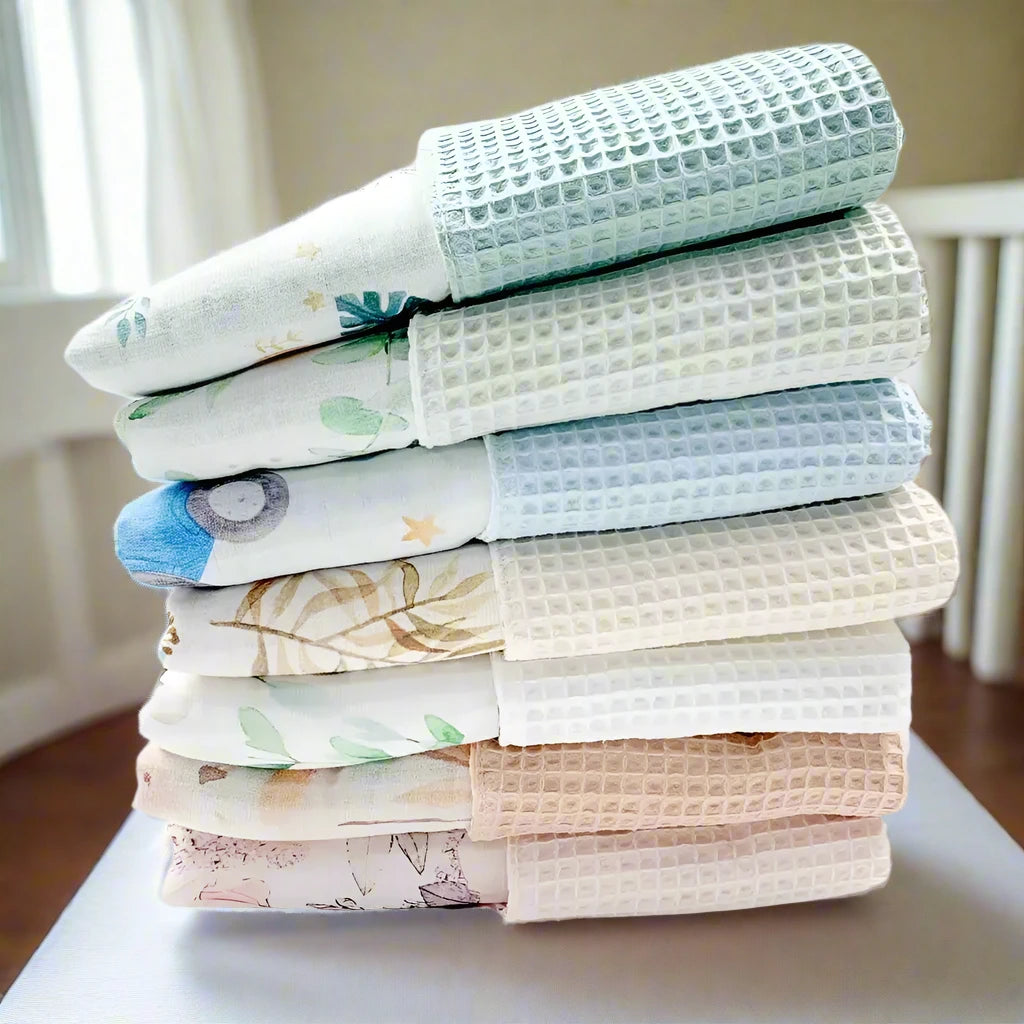 Cotton Waffle Baby Blanket