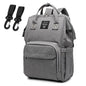 USB Diaper Baby Bag grey One size