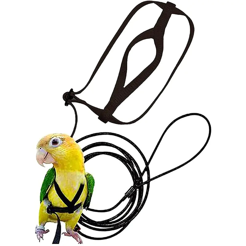 Anti-Bite Bird Harness Leash