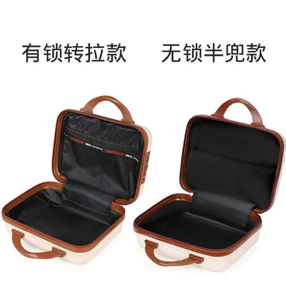 Luxury Cartoon Bear Travel Suitcase for Kids (14-Inch) Kia Day Design