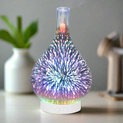 LED Light Humidifier Fireworks-White Base