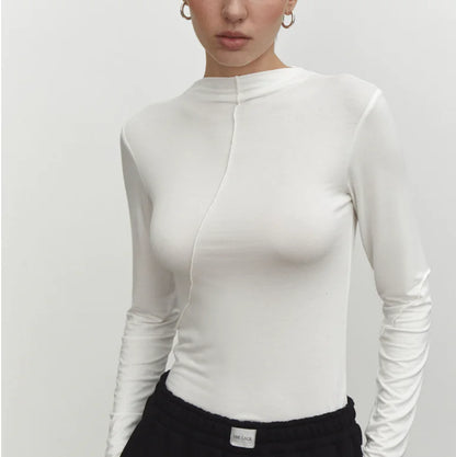 Slim Fit Long Sleeve Top - Kia Day Design