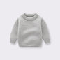 Knitted Sweater Baby Outerwear Grey 2-3Yrs 100cm