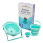 Milk&Moo Baby Bathtub Set Turquoise