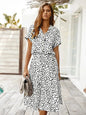 Ladies Short Sleeve Summer Long Dress - Kia Day Design