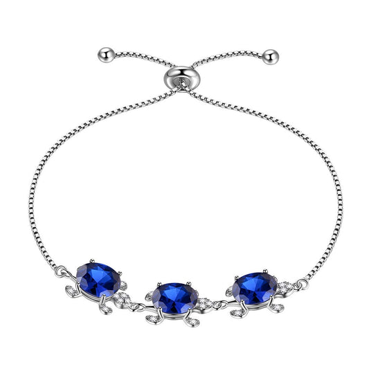 Aurora Gems Turtle Charm Bracelet for Women - - bracelet