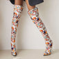 Pointed Toe Stiletto Over Knee Boots with Back Zip - Color 39 - heels