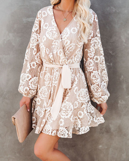 Apricot Lace Dress Off Shoulder Summer Dress Maxi Dress