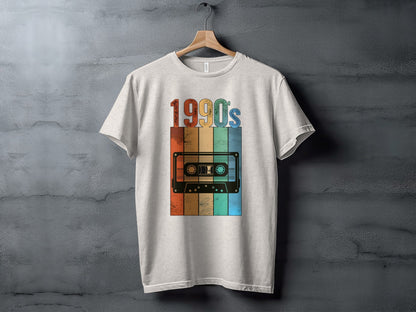 Vintage Cassette Tape with 1990s Design Retro T-Shirt- Cloud 16 Clothing Co.- {{Product type}}