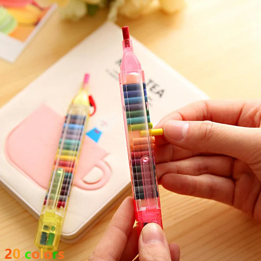 20 colors Crayon Drawing Pencil