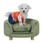 Yoonnie Sofa Chair for Small Pet with Soft Velvet Fabric Green - green - pet bed