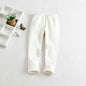 Girls Cotton Candy Color Pants white