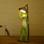 Usb Induction Light Desk Lamp Resin Frog Figurine Table Lamp