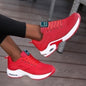 Womens Breathable Casual Running Shoes - Red 35 - shoes
