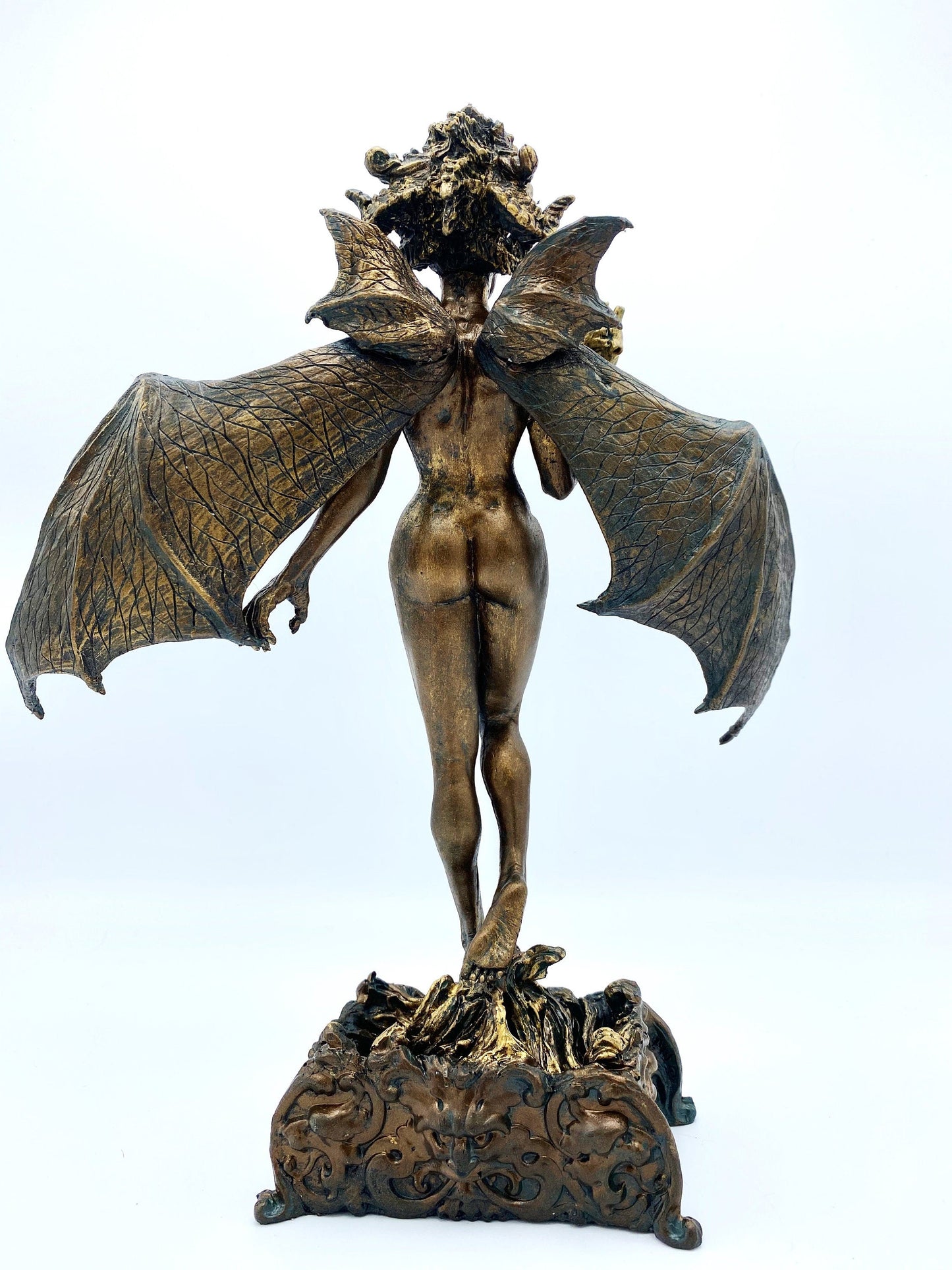 Lilith Statue, Hand Painted Resin Sculpture | Mythic Goddess Figurine |Myths and Legends Character |Altar Statue for Gothic Home Decor - -