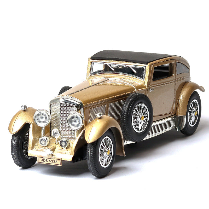Vintage Bentley 8L Antique Car Model with Sound and Light - - model car