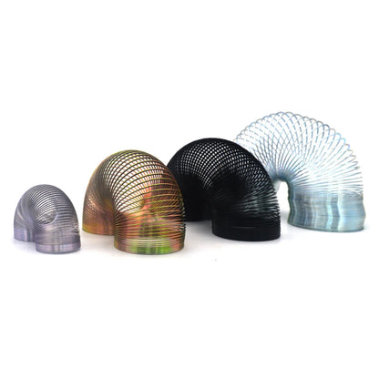 Metal Rainbow Multi Size Multi Color Slinky