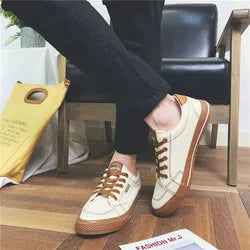 Zapatilla Big Size Canvas Outdoor Shoes Round Toe Shoelace Tie Sports Shoe