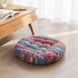 Japanese-Style Cotton Futon Floor Cushion (Round or Square) - Round 3 Style - Floor Cushion