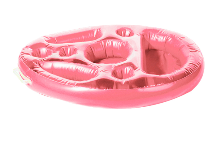 Pineapple Pool Drink Holder & Floating Snack Tray - - pool float