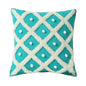 Moroccan Tufted Sphere Pillow - Chic Cushion Case - Blue - pillow cover