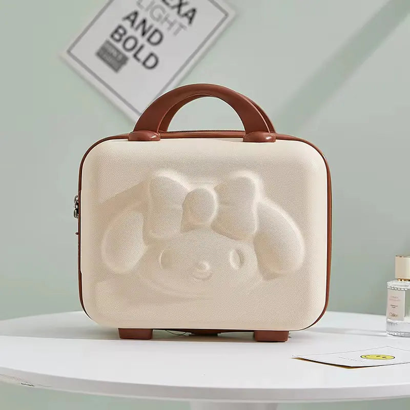 Luxury Cartoon Bear Travel Suitcase for Kids (14-Inch) - Kia Day Design
