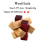 3D Wooden Brain Teaser Game - Kia Day Design