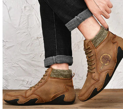 Leather Sports Socks Shoes - Kia Day Design