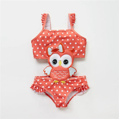 Watermelon Print Toddler Girls Swimsuit YY9048 6T