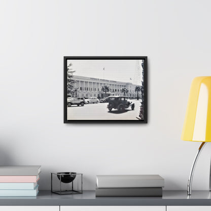Sunset Bowling Center Largest in U.S 1939 Gallery Canvas Wraps Horizontal Frame 14″ x 11″ Black Premium Gallery Wraps (1.25″)