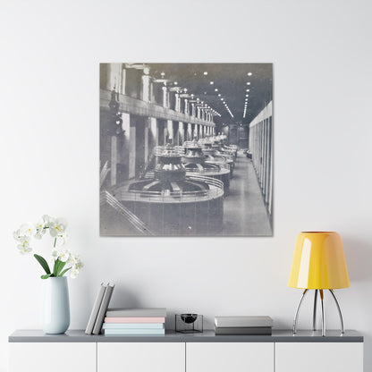 Boulder Dam Powerhouse Canvas Gallery Wraps 36″ x 36″ 1.25"