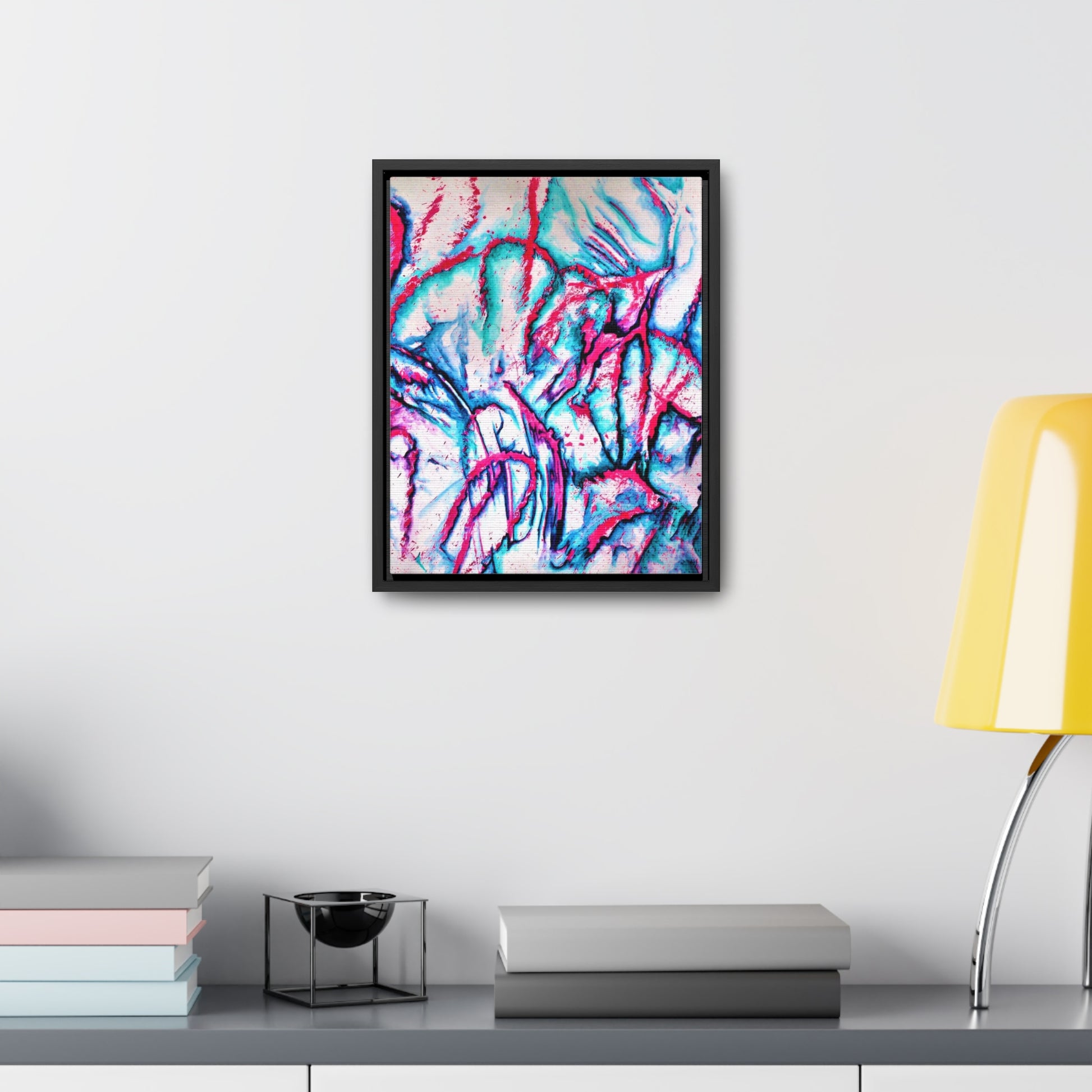 Pink Jellyfish Gallery Canvas Wraps, Vertical Frame