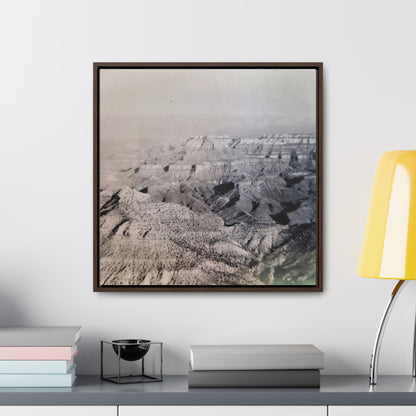 Grand Canyon Gallery Canvas Wraps Square Frame 20″ x 20″ 1.25" Walnut