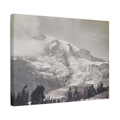 Mount Rainier Satin Canvas Stretched